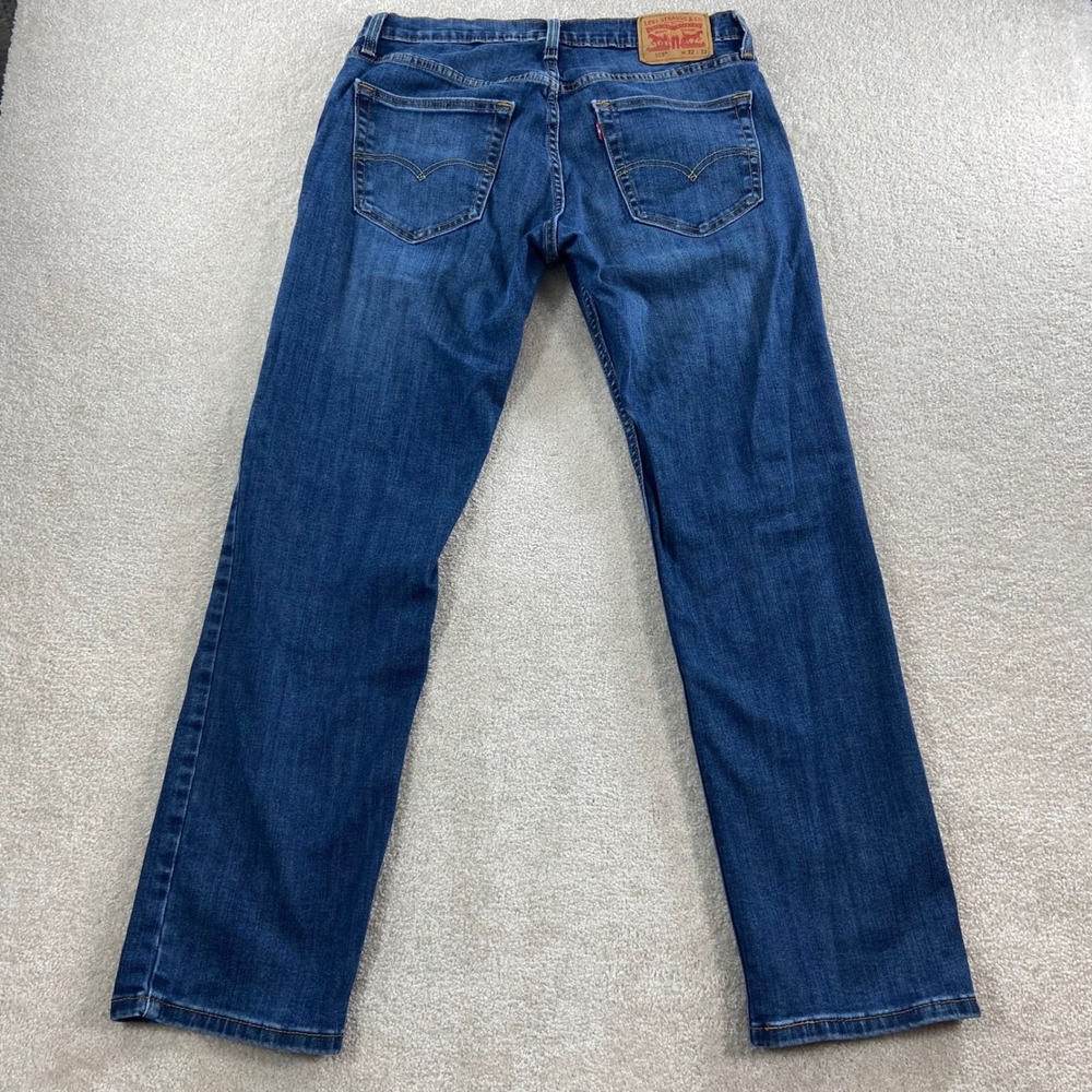 Levi 559 Relaxed Straight Jeans Mens 32x32 (Meas 34x31) Blue Stretch Denim
